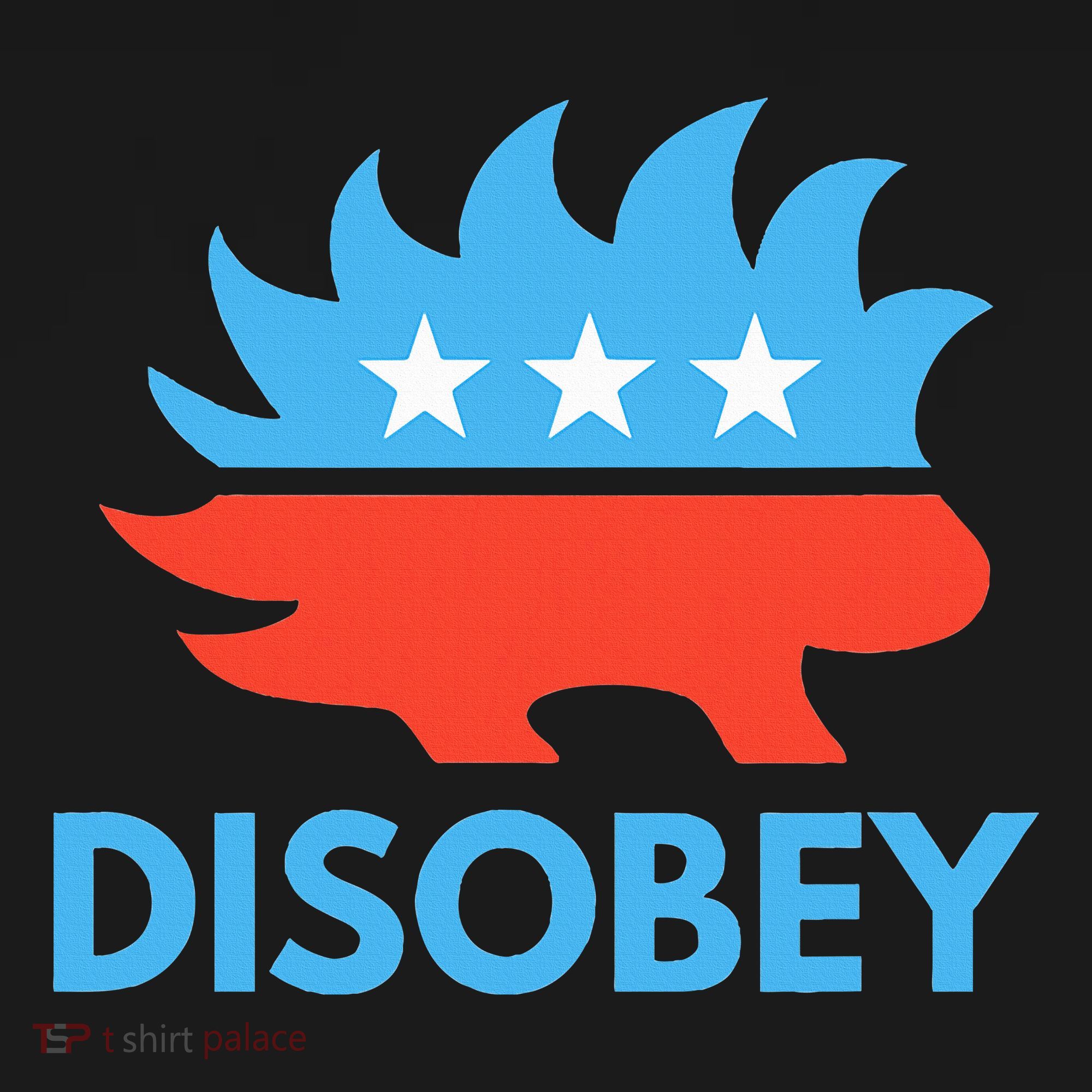 Disobey Libertarian Porcupine Resist Tyranny Gift Hoodie