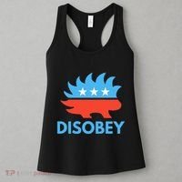 Disobey Libertarian Porcupine Resist Tyranny Gift Women's Tank Top thumb 3