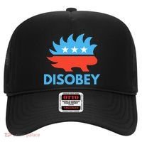 Disobey Libertarian Porcupine Resist Tyranny Gift Hat thumb 0