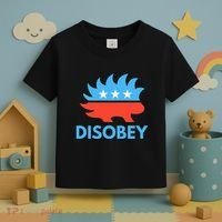 Disobey Libertarian Porcupine Resist Tyranny Gift Toddler T-Shirt thumb 3