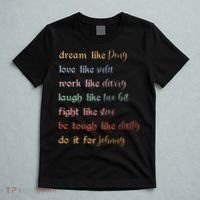 Dream Like Pony Love Like Soda Work Like Darry Laugh Like Two Bit T-Shirt thumb 5