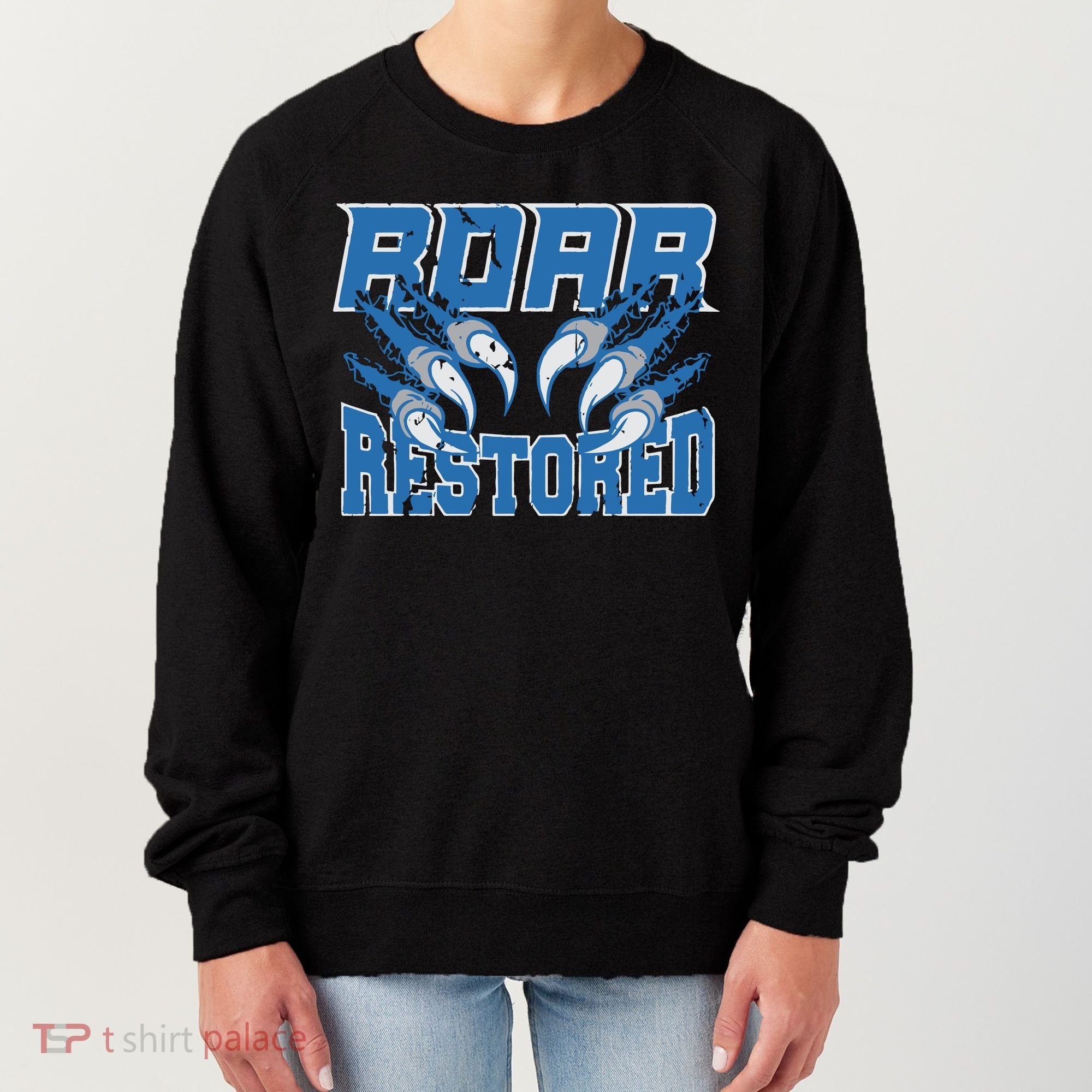 Detroit Lion Roar Restored Women's Sweatshirt