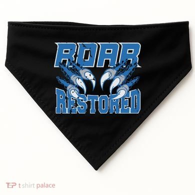 Detroit Lion Roar Restored USA-Made Doggie Bandana