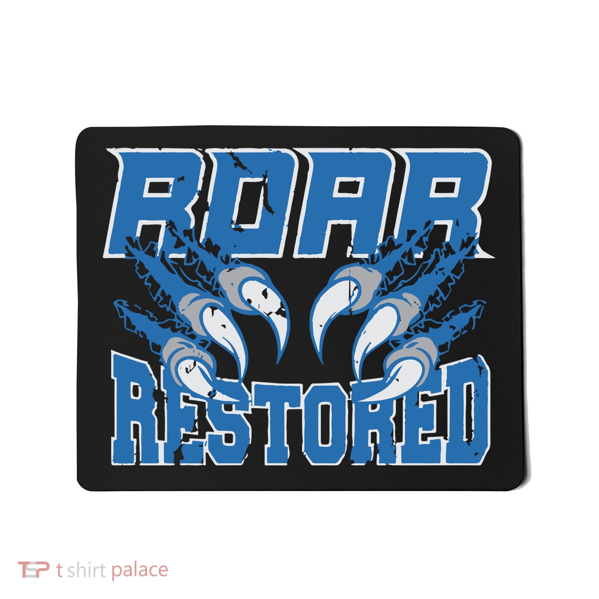 Detroit Lion Roar Restored Mousepad