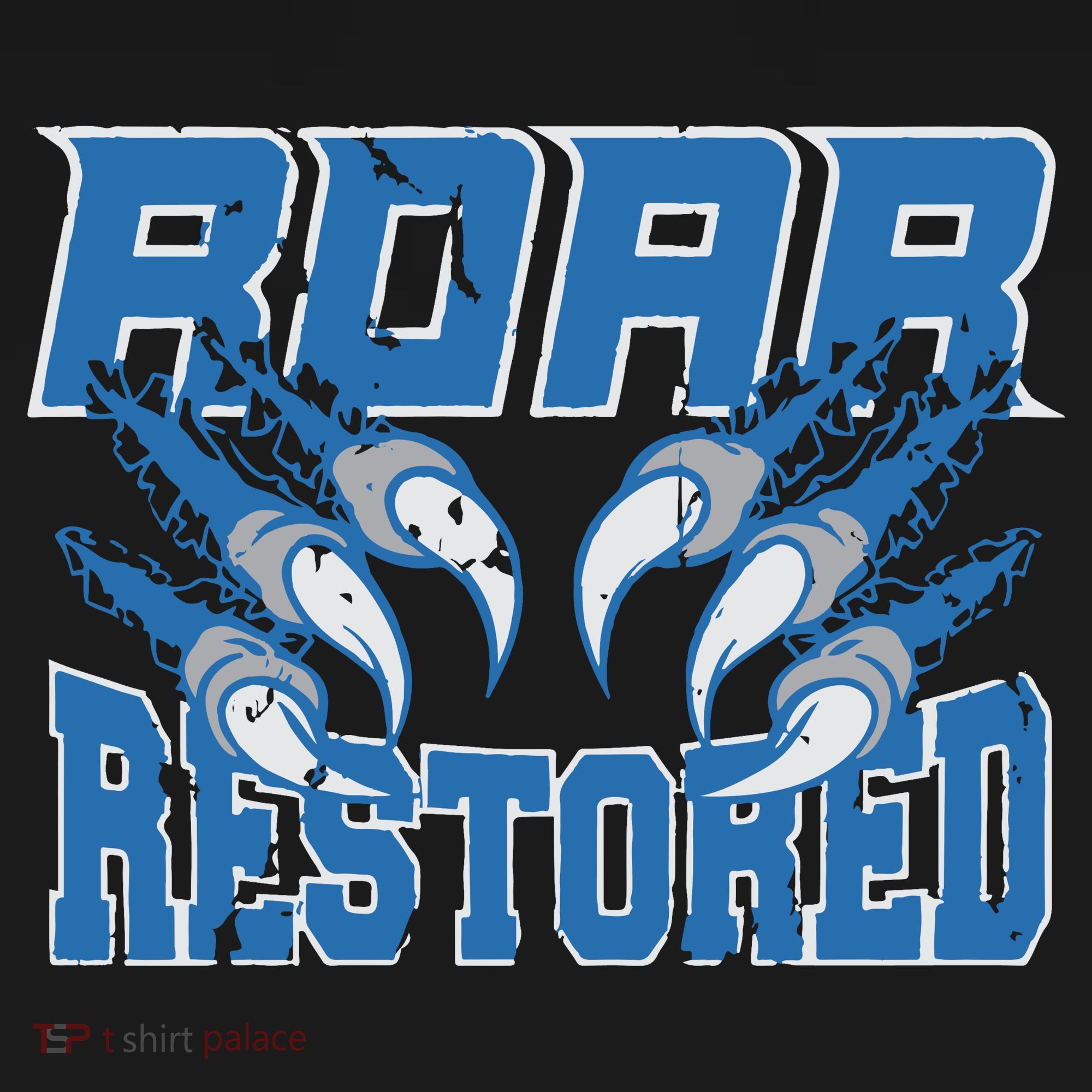 Detroit Lion Roar Restored Ornament