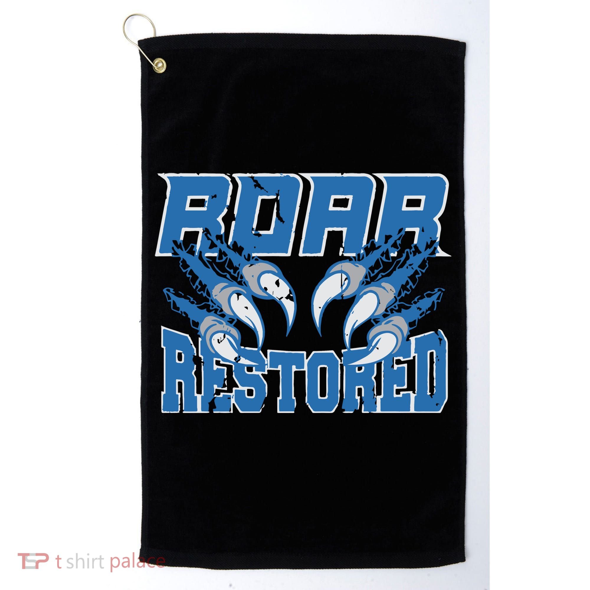 Detroit Lion Roar Restored Golf Towel