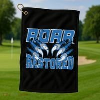 Detroit Lion Roar Restored Golf Towel thumb 1