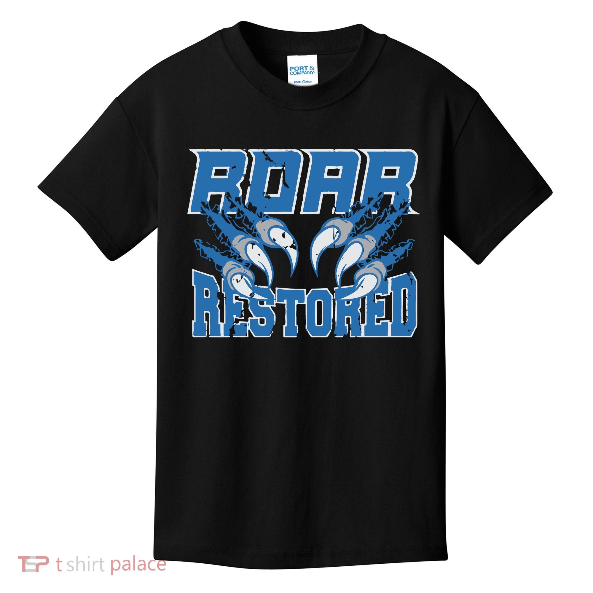 Detroit Lion Roar Restored Kids T-Shirt