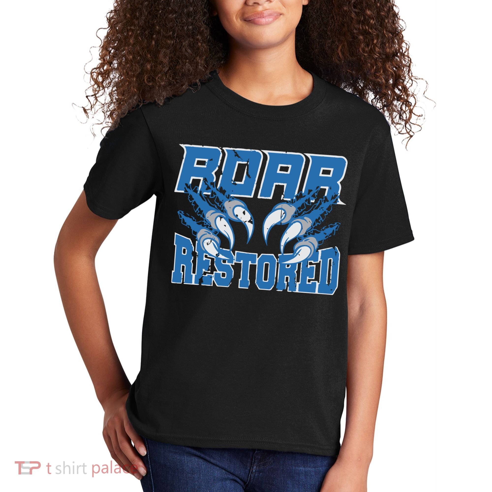 Detroit Lion Roar Restored Kids T-Shirt