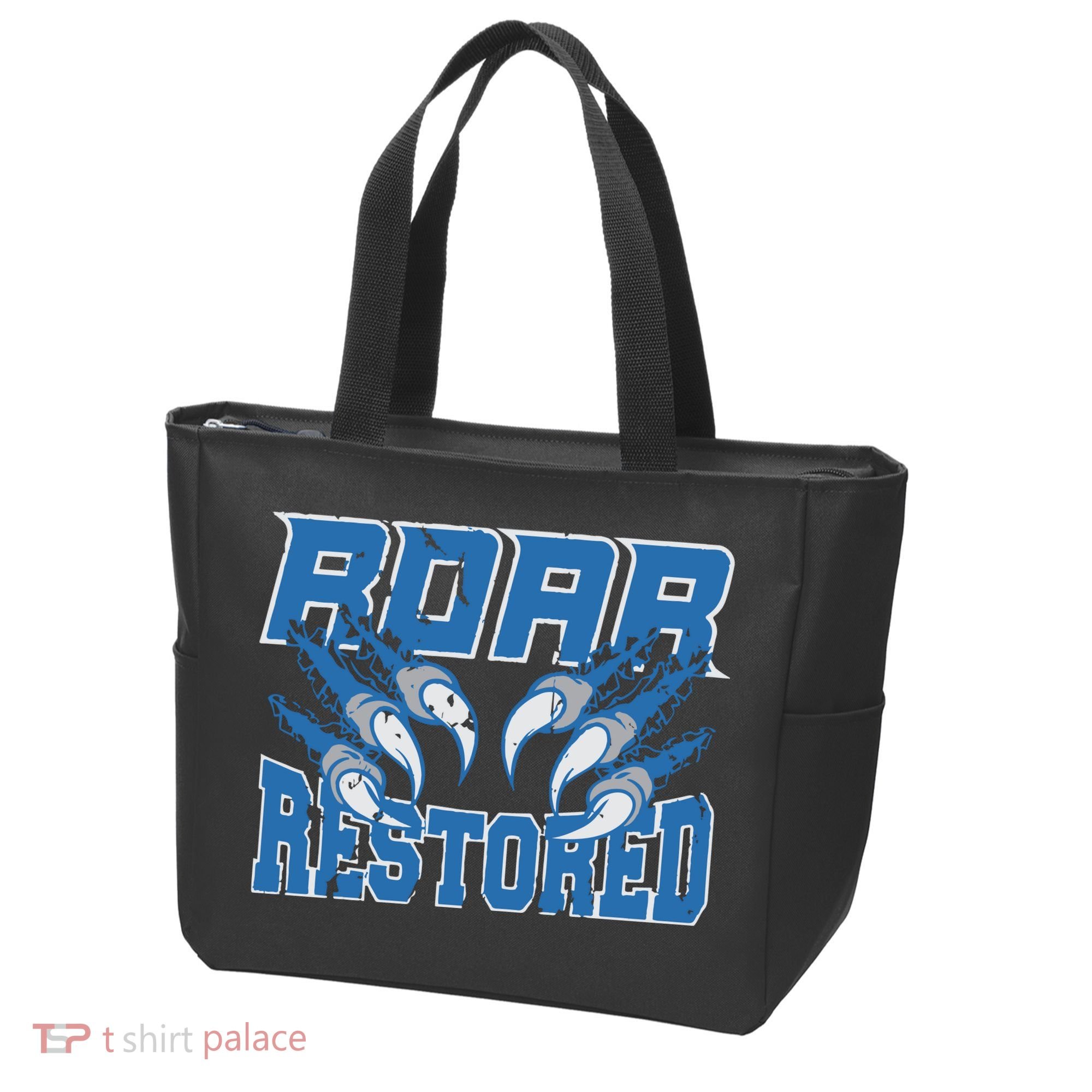 Detroit Lion Roar Restored Tote Bag
