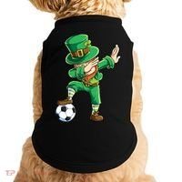 Dabbing Leprechaun St Patricks Day Soccer Sports Gift Doggie Tank thumb 0