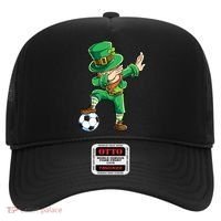 Dabbing Leprechaun St Patricks Day Soccer Sports Gift Hat thumb 0