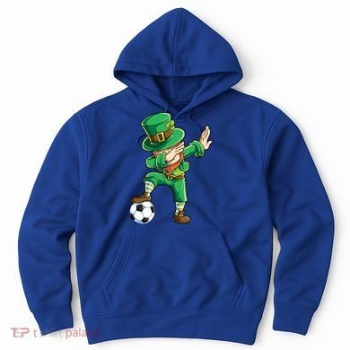 Dabbing Leprechaun St Patricks Day Soccer Sports Gift Hoodie