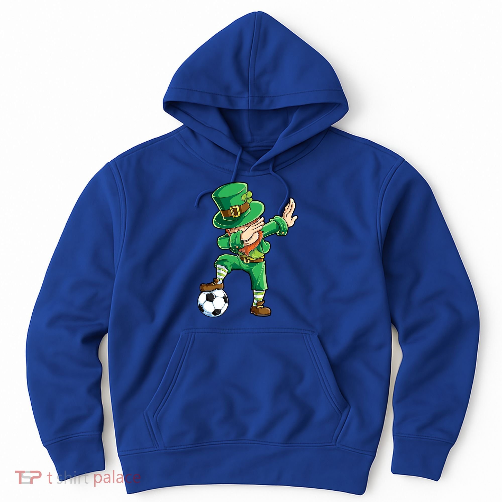 Dabbing Leprechaun St Patricks Day Soccer Sports Gift Hoodie