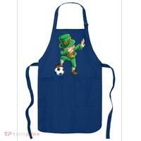 Dabbing Leprechaun St Patricks Day Soccer Sports Gift Apron thumb 0