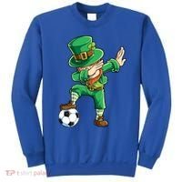 Dabbing Leprechaun St Patricks Day Soccer Sports Gift Sweatshirt thumb 0