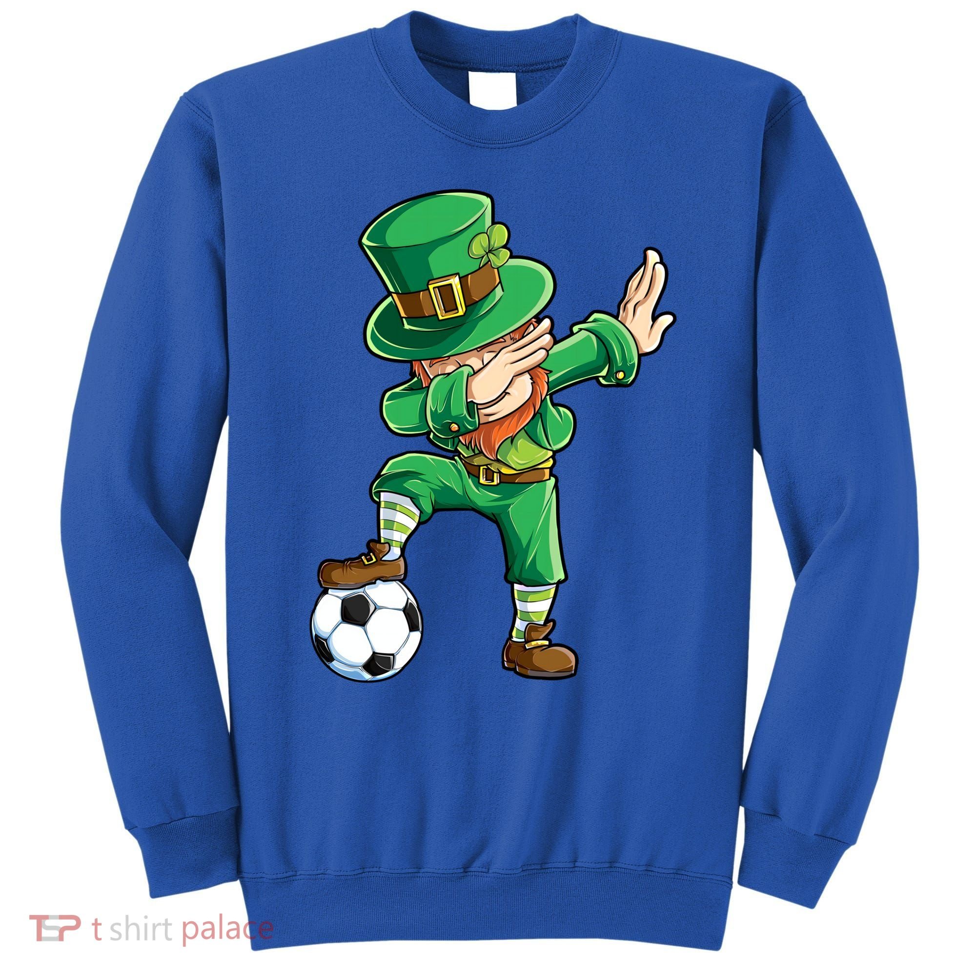 Dabbing Leprechaun St Patricks Day Soccer Sports Gift Sweatshirt