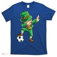 Dabbing Leprechaun St Patricks Day Soccer Sports Gift T-Shirt thumb 0