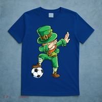 Dabbing Leprechaun St Patricks Day Soccer Sports Gift T-Shirt thumb 5