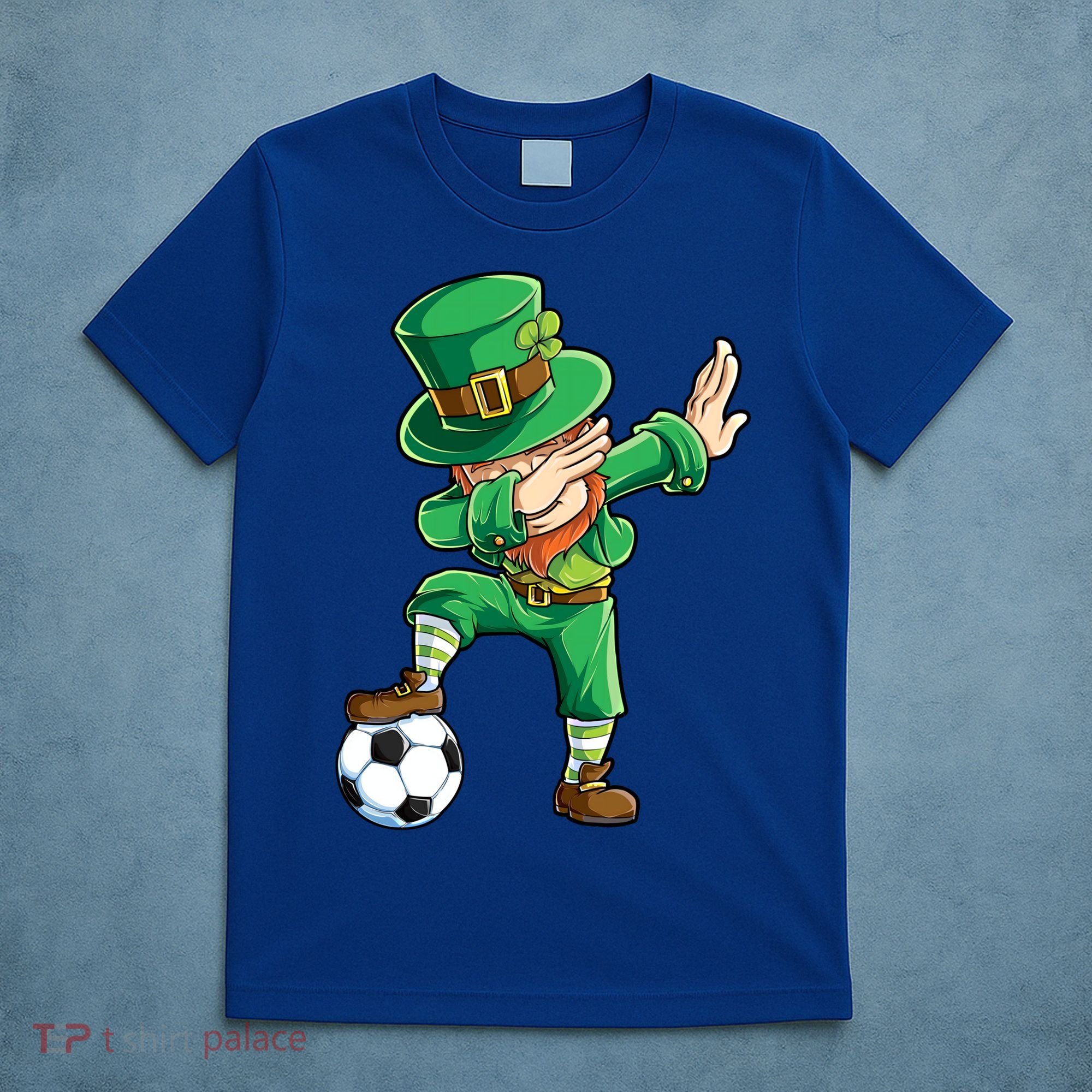 Dabbing Leprechaun St Patricks Day Soccer Sports Gift T-Shirt