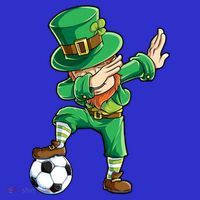Dabbing Leprechaun St Patricks Day Soccer Sports Gift Baby Bodysuit thumb 2
