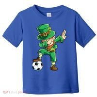 Dabbing Leprechaun St Patricks Day Soccer Sports Gift Toddler T-Shirt thumb 0