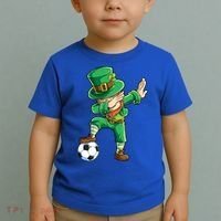 Dabbing Leprechaun St Patricks Day Soccer Sports Gift Toddler T-Shirt thumb 2