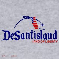 DeSantisLand Land State Of Liberty Florida Map Patriotic Women's Sweatshirt thumb 2