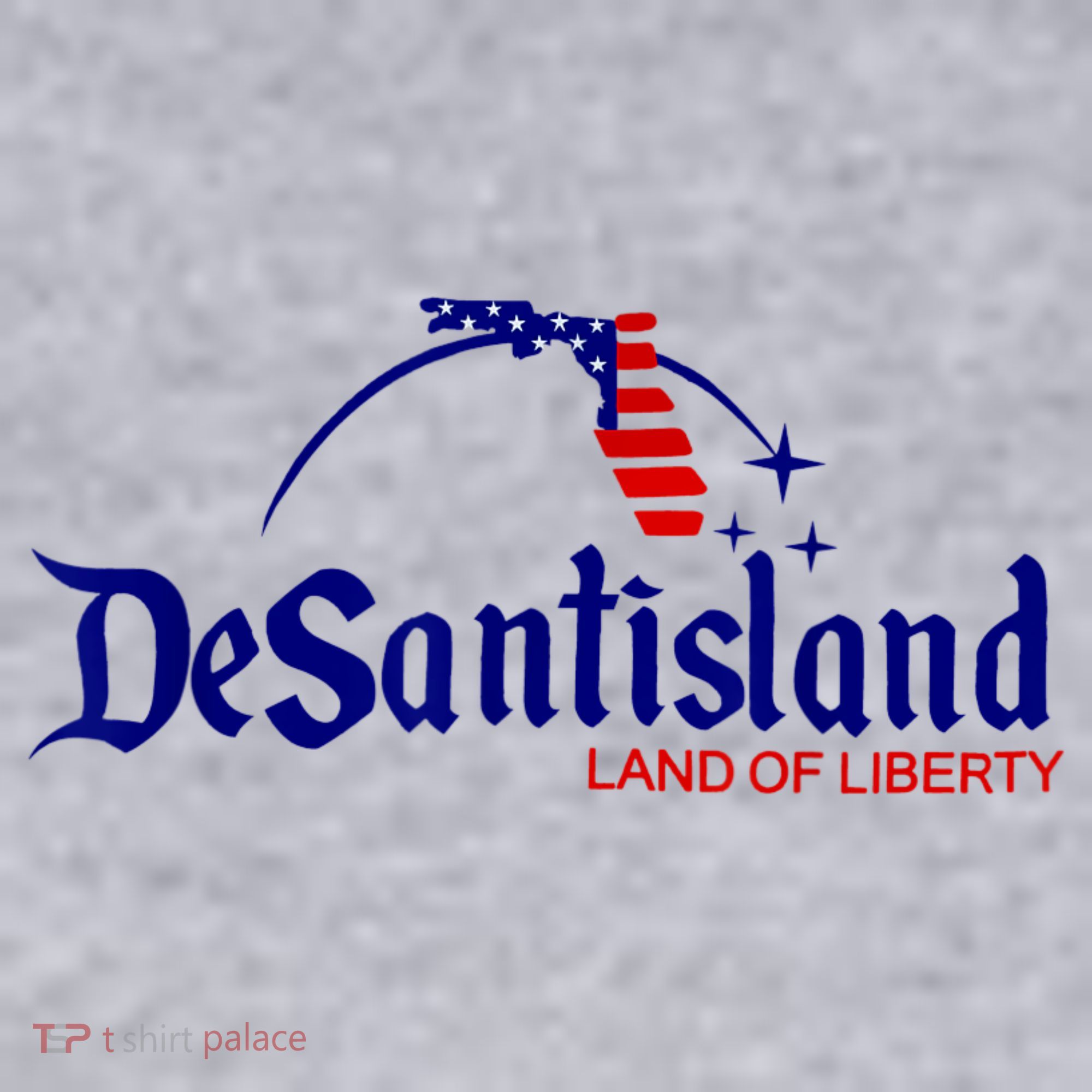 DeSantisLand Land State Of Liberty Florida Map Patriotic Women's Sweatshirt