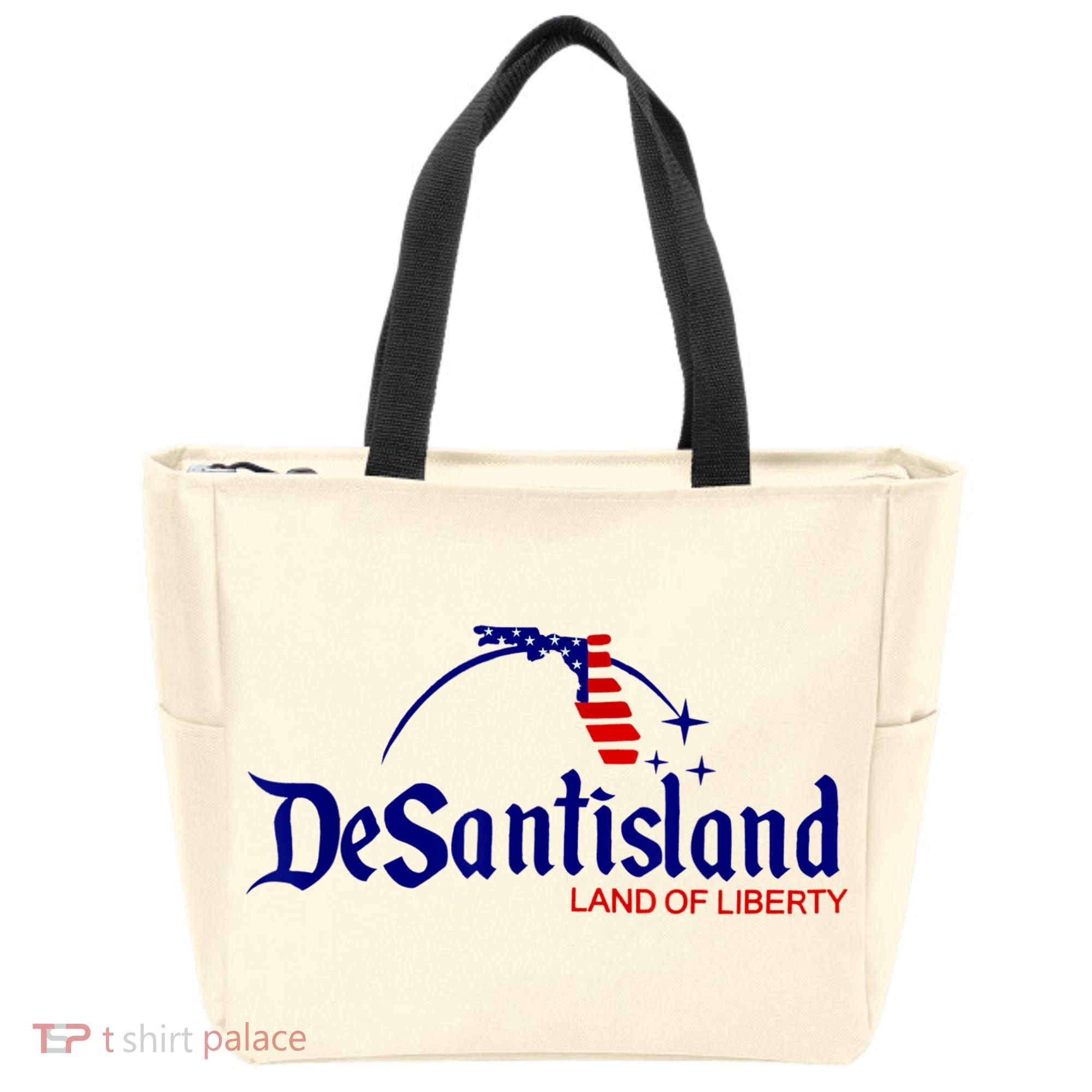 DeSantisLand Land State Of Liberty Florida Map Patriotic Tote Bag