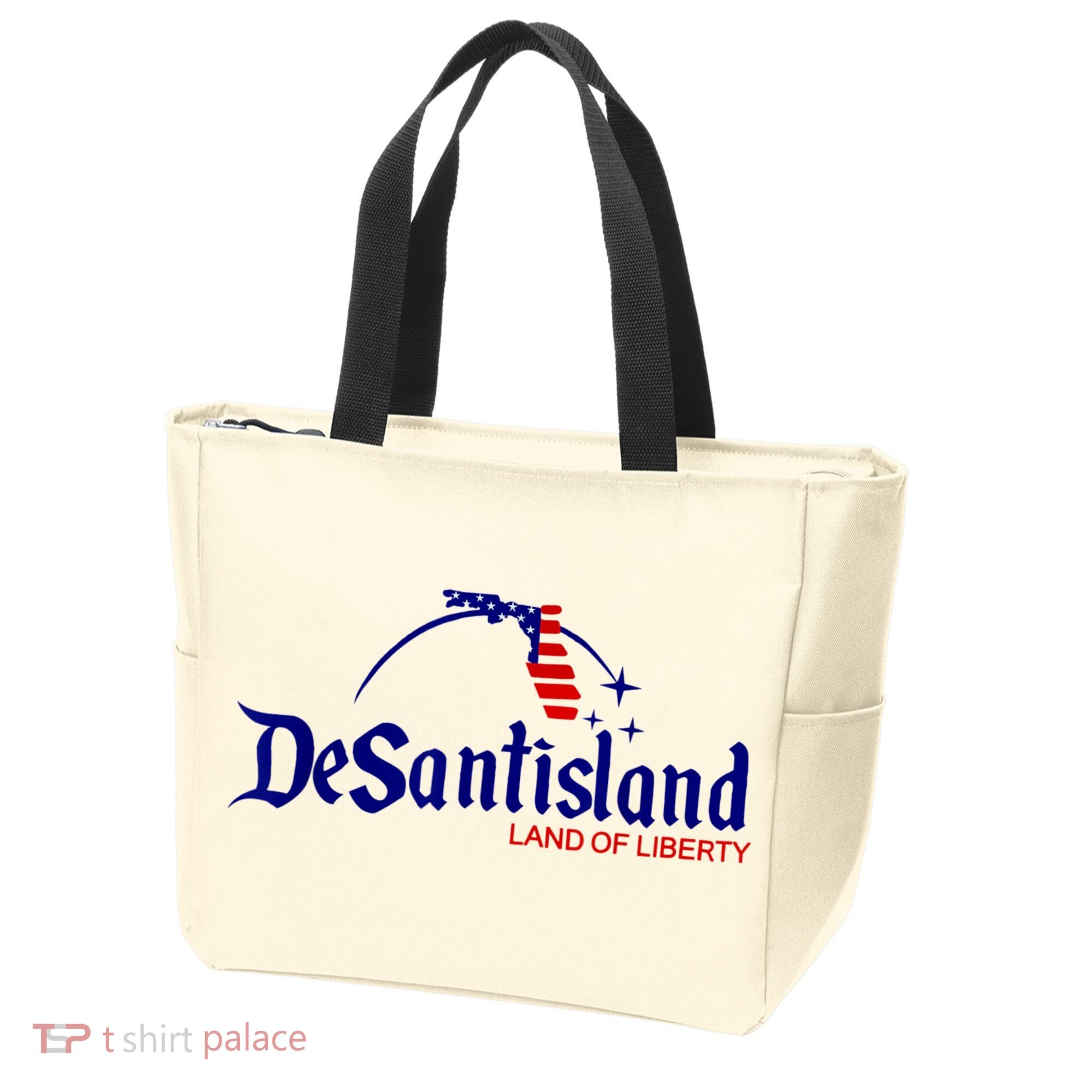 DeSantisLand Land State Of Liberty Florida Map Patriotic Tote Bag