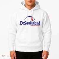 DeSantisLand Land State Of Liberty Florida Map Patriotic Hoodie thumb 2