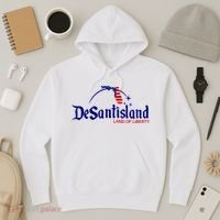 DeSantisLand Land State Of Liberty Florida Map Patriotic Hoodie thumb 3