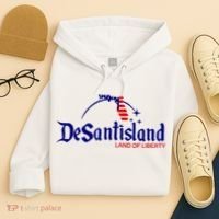 DeSantisLand Land State Of Liberty Florida Map Patriotic Hoodie thumb 4