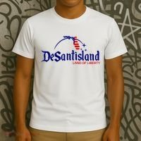 DeSantisLand Land State Of Liberty Florida Map Patriotic T-Shirt thumb 3