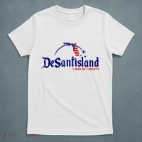 DeSantisLand Land State Of Liberty Florida Map Patriotic T-Shirt thumb 5