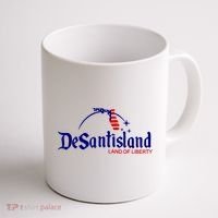 DeSantisLand Land State Of Liberty Florida Map Patriotic Coffee Mug thumb 1