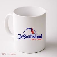 DeSantisLand Land State Of Liberty Florida Map Patriotic Coffee Mug thumb 0