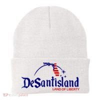 DeSantisLand Land State Of Liberty Florida Map Patriotic Beanie thumb 0