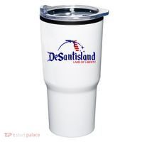 DeSantisLand Land State Of Liberty Florida Map Patriotic Tumbler thumb 0