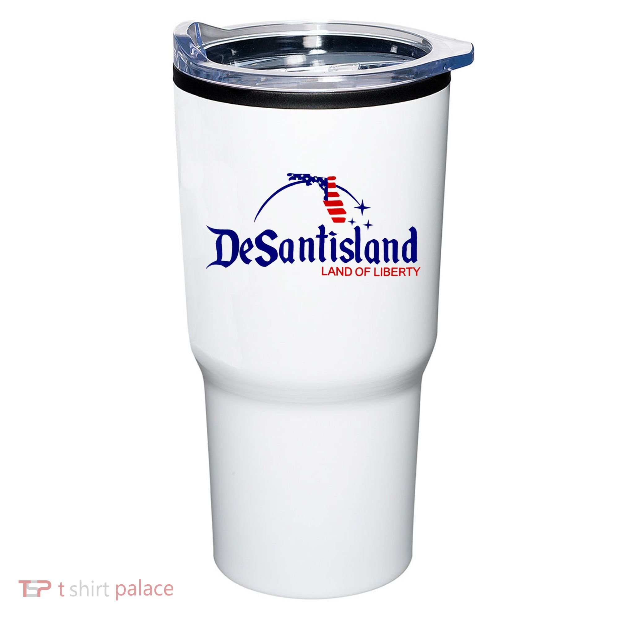 DeSantisLand Land State Of Liberty Florida Map Patriotic Tumbler