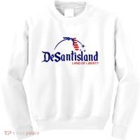 DeSantisLand Land State Of Liberty Florida Map Patriotic Kids Sweatshirt thumb 0