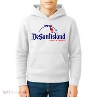 DeSantisLand Land State Of Liberty Florida Map Patriotic Kids Hoodie thumb 4