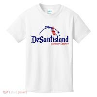 DeSantisLand Land State Of Liberty Florida Map Patriotic Kids T-Shirt thumb 0