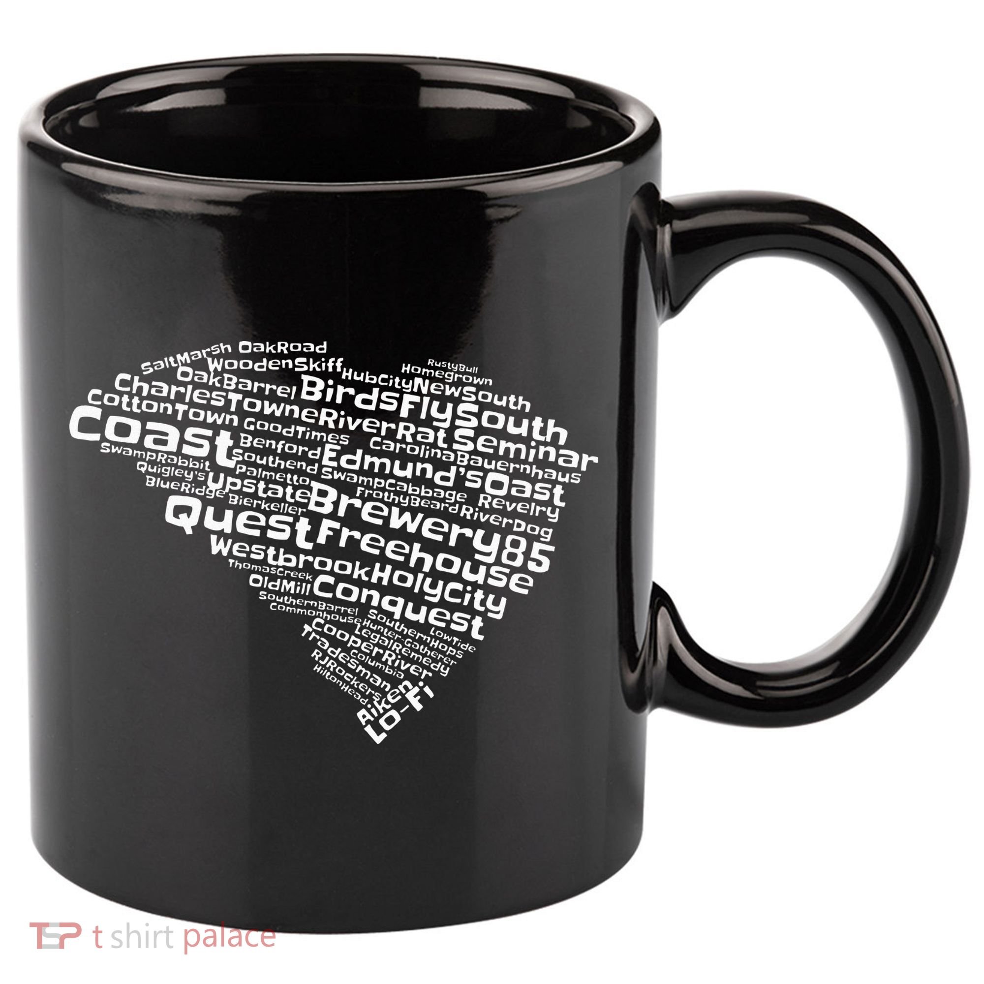 Drink Local South Carolina Breweries 11oz C Handle Ceramic Mug