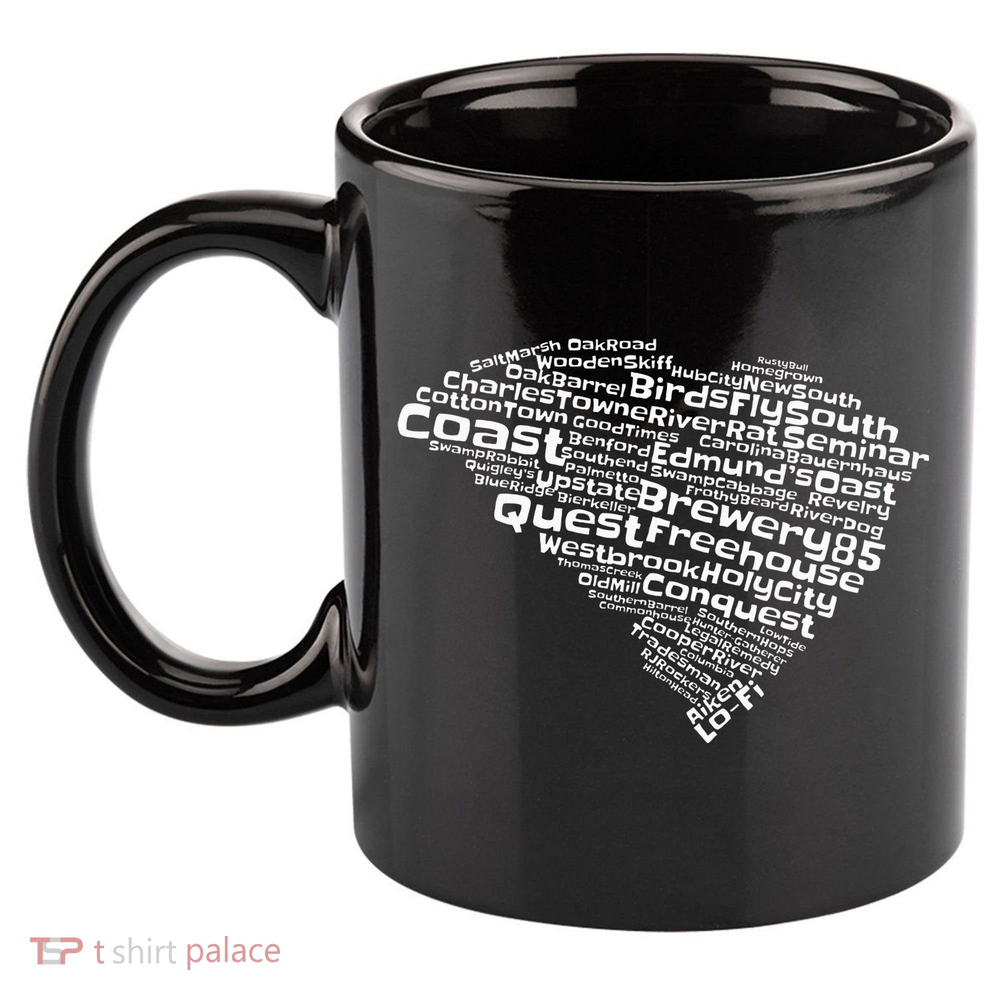 Drink Local South Carolina Breweries 11oz C Handle Ceramic Mug