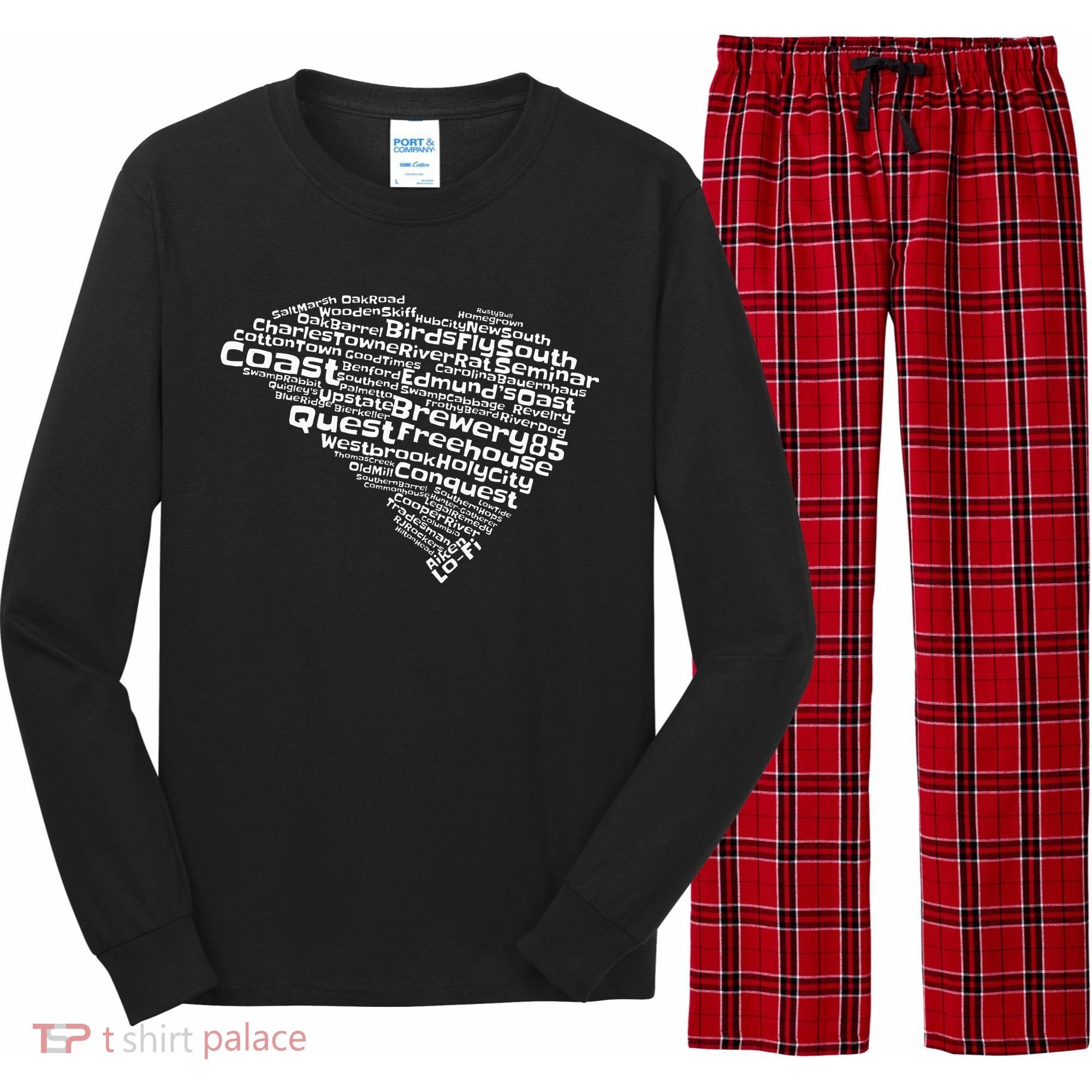 Drink Local South Carolina Breweries Long Sleeve Pajama Set