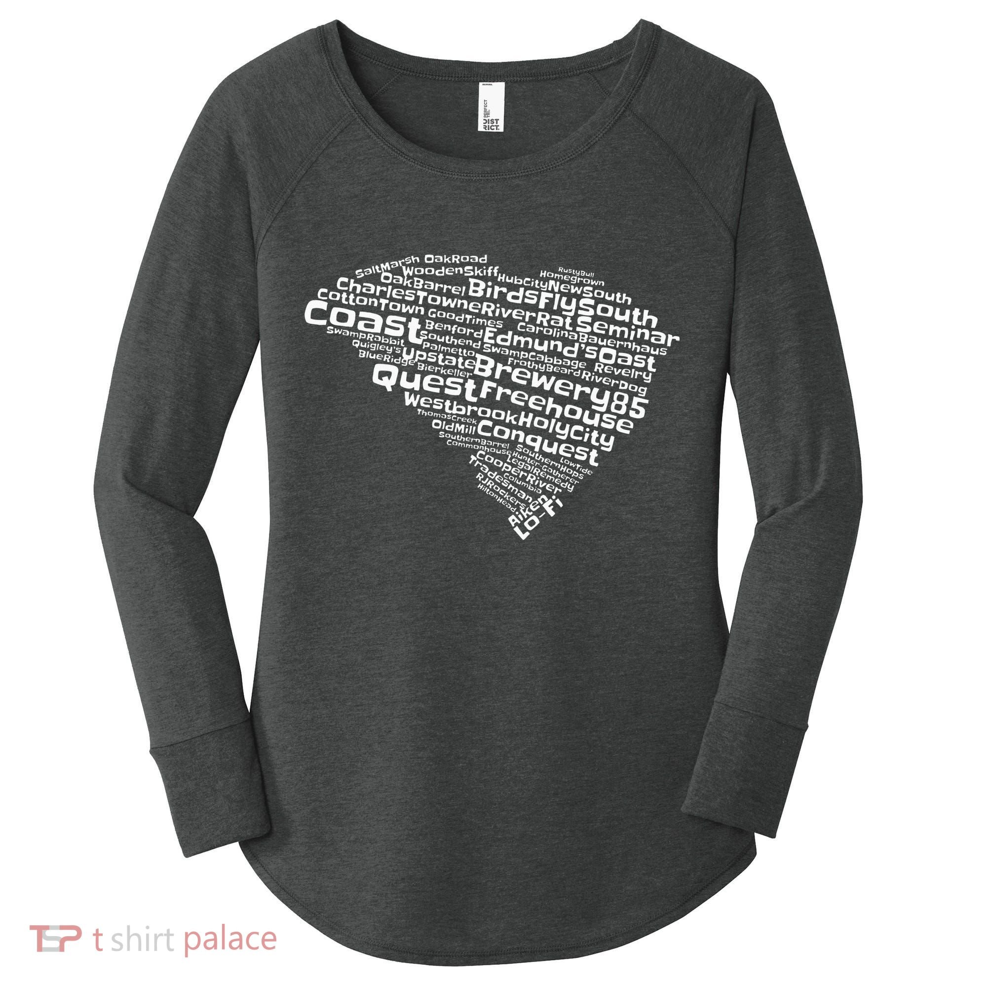 Drink Local South Carolina Breweries Women's Perfect Tri Tunic Long Sleeve Shirt