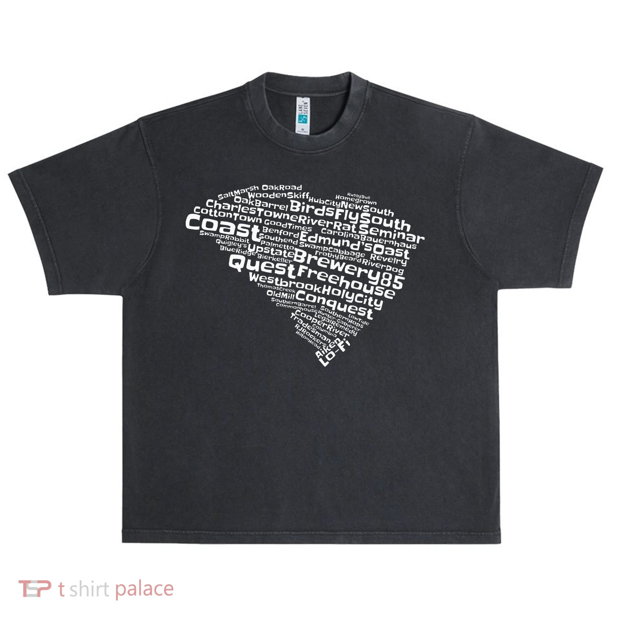 Drink Local South Carolina Breweries Urban Oversized Heavyweight T-Shirt