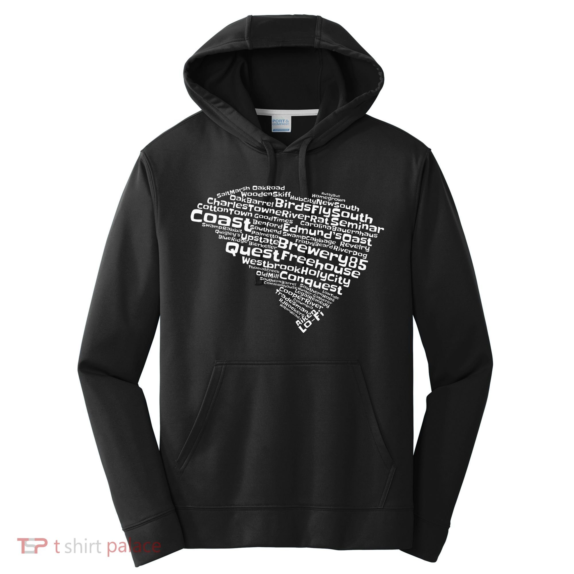 Drink Local South Carolina Breweries Performance Fleece Hoodie